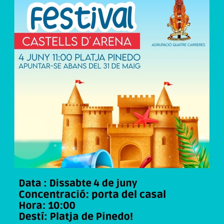 Concurso castillos arena Agrupación 2022.