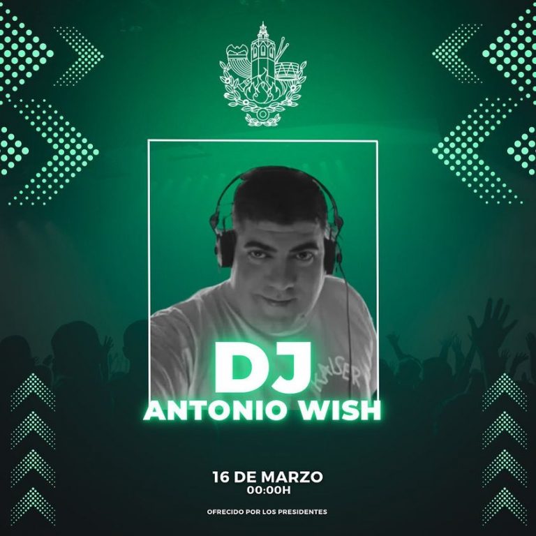 16 marzo Dj Antonio Wish