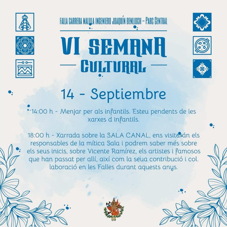 VI Setmana Cultural. Dissabte 14